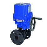 Explosion Proof QT Electric Actuator Ductile Iron Ball Valve