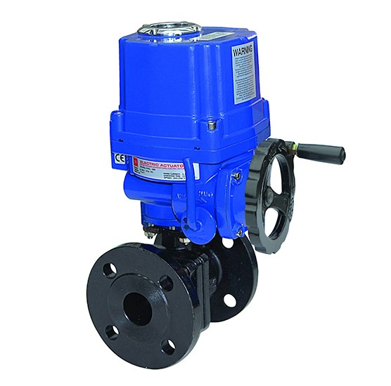 Explosion Proof QT Electric Actuator Ductile Iron Ball Valve