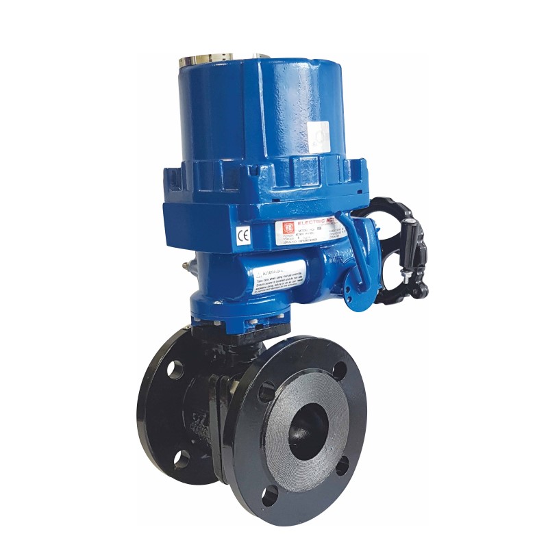 Explosion Proof QT Electric Actuator Ductile Iron Ball Valve