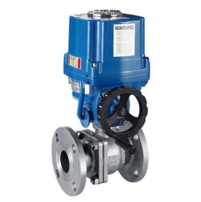 Explosion Proof Electric Actuator 2 Way Flange End Ball valve