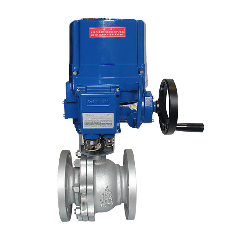 Explosion Proof QT Electric Actuator Ductile Iron Ball Valve