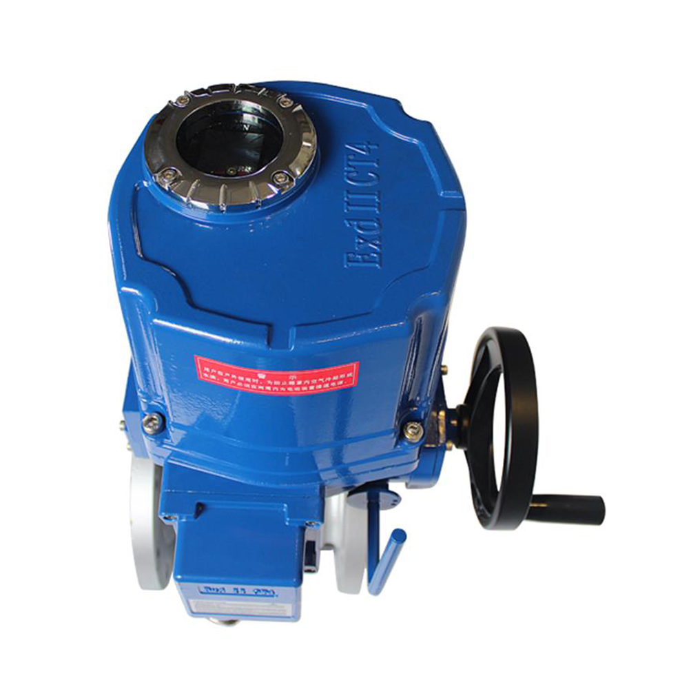 Explosion Proof Electric Actuator 2 Way Flange End Ball valve