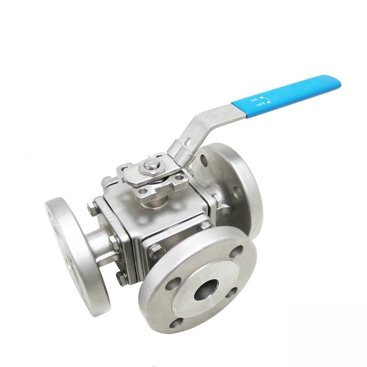 3L/T 2100F -F Series Class 150 Full Port 3-Way Flanged Ball Valve