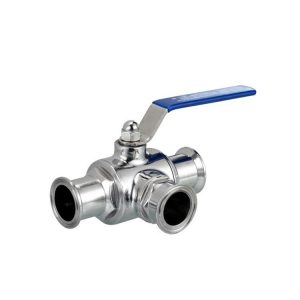 COVNA FG3W 3 Way Tri Clamp Sanitary Ball Valve