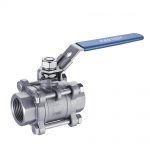 COVNA HK3T 2 Way 3 Piece SS Female Thread Ball Valve