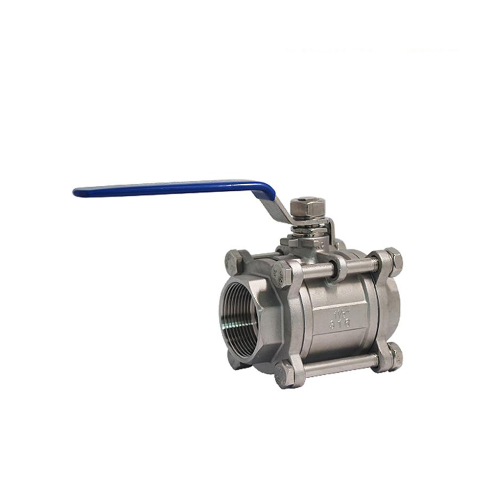 COVNA HK3T 2 Way 3 Piece SS Female Thread Ball Valve