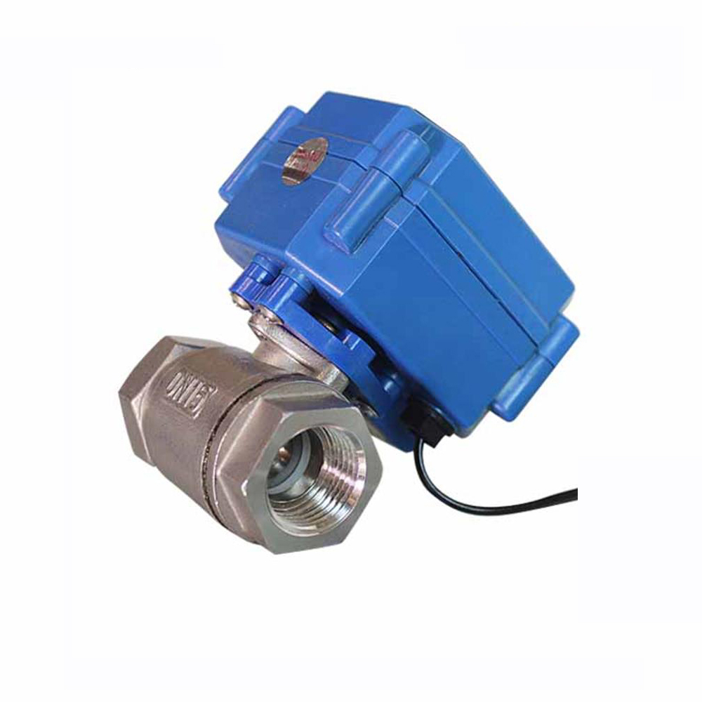 COVNA CWX-15Q 5V DN15 SS304 Electric Ball Valve for Water