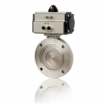 COVNA HK59-D-K Stainless Steel Pneumatic Vacuum Butterfly Valve