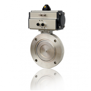 COVNA HK59-D-K Stainless Steel Pneumatic Vacuum Butterfly Valve