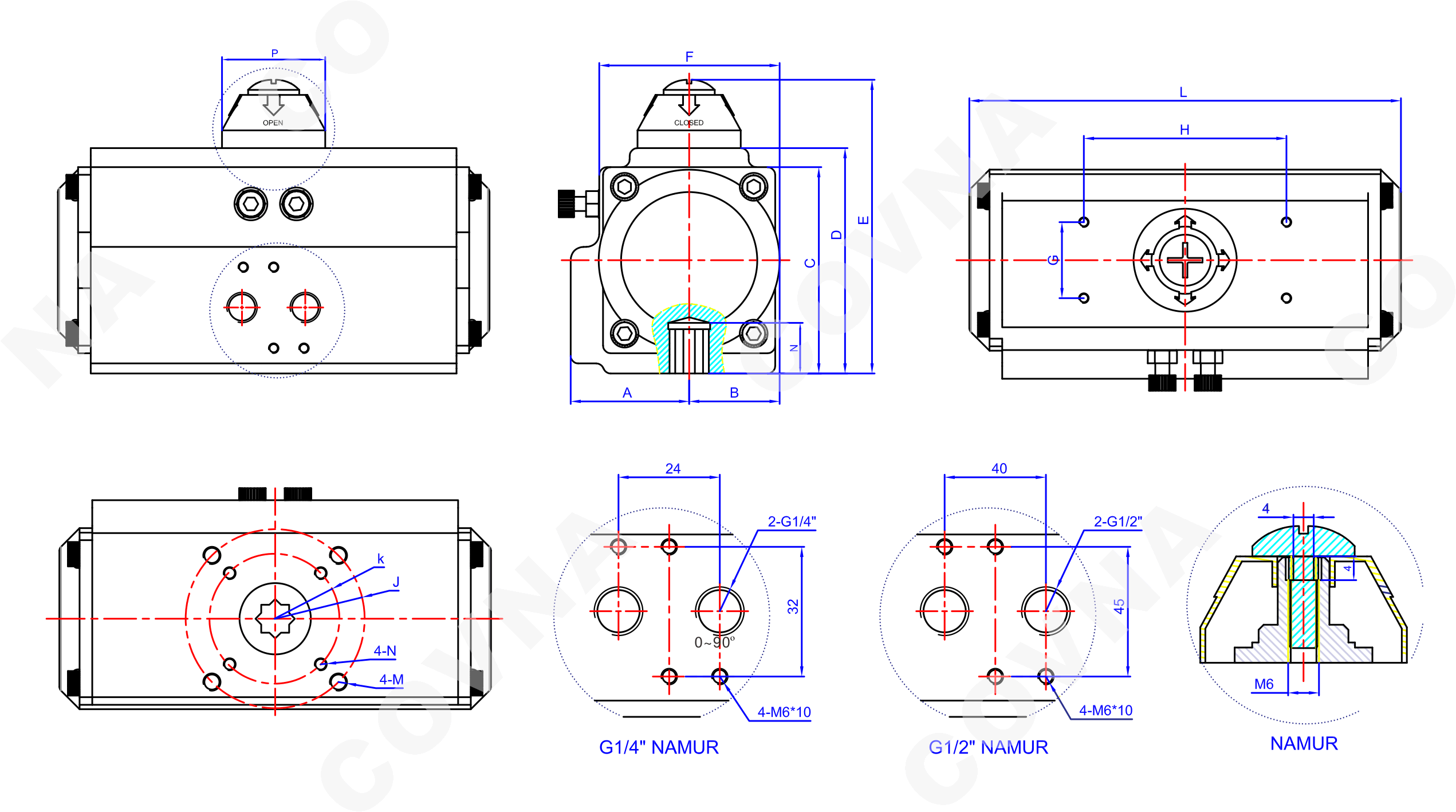 pneumatic actuator