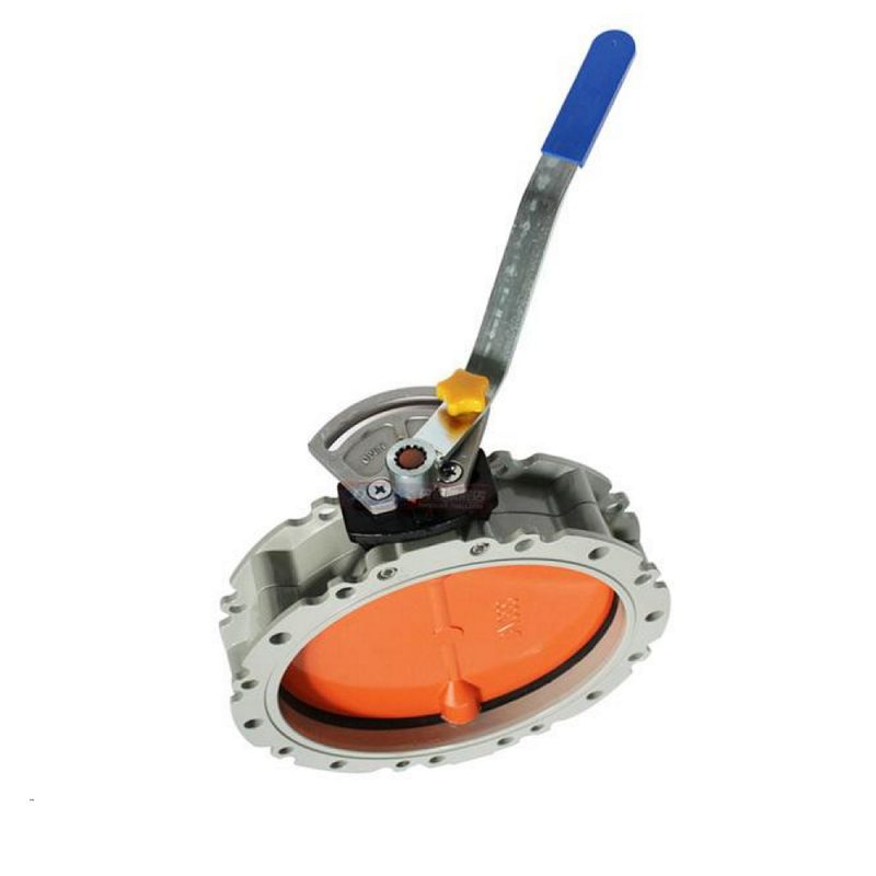 COVNA Aluminum Alloy Powder Cement Butterfly Valve