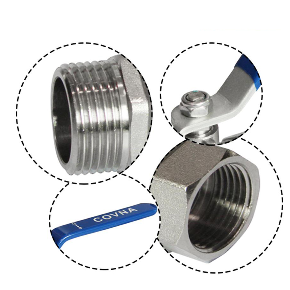 HK1071 Stainless Steel Female Thread Ball Valve