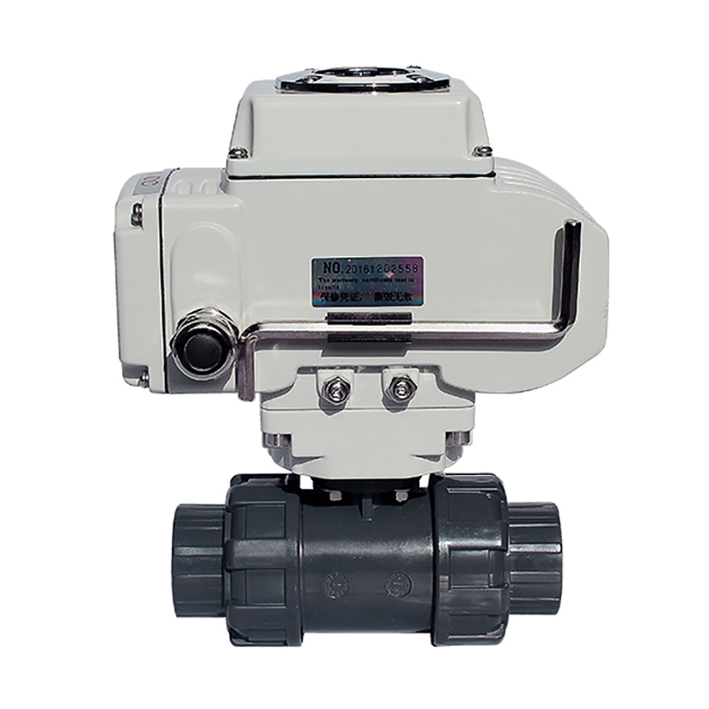 Thread Type 2 Way CPVC Electric Actuated Ball Valve