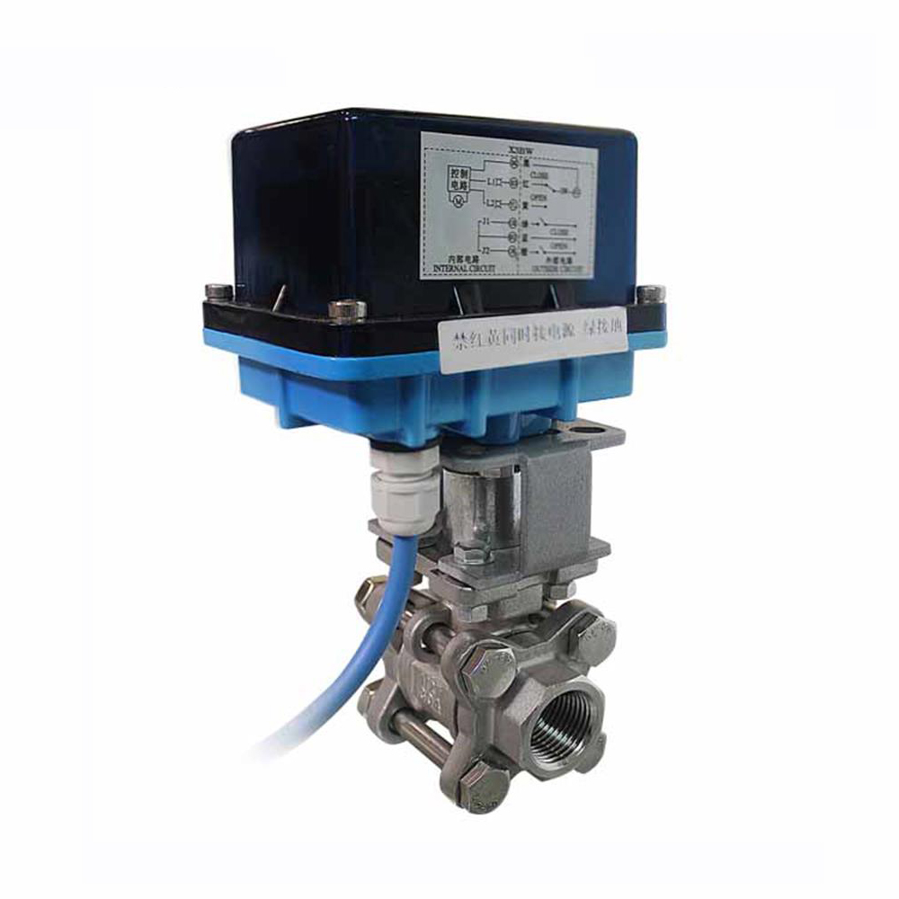 COVNA HK62-3PCS Ball Valve with Electrical Actuator