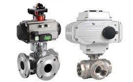 T Port and L Port 3 Way Ball Valves Differences