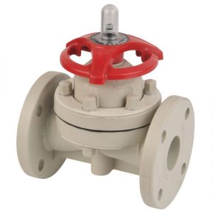 Flange Connection Plastic PVC UPVC PVDF Diaphragm Valve