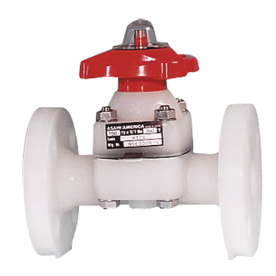 Flange Connection Plastic PVC UPVC PVDF Diaphragm Valve