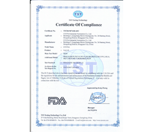 FDA Certificate