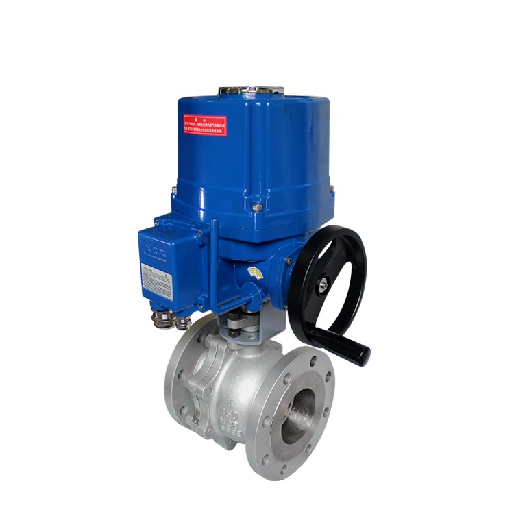 HK60-Q-F-LQ Explosion-proof Motorized 2 Way Flange Ball Valve