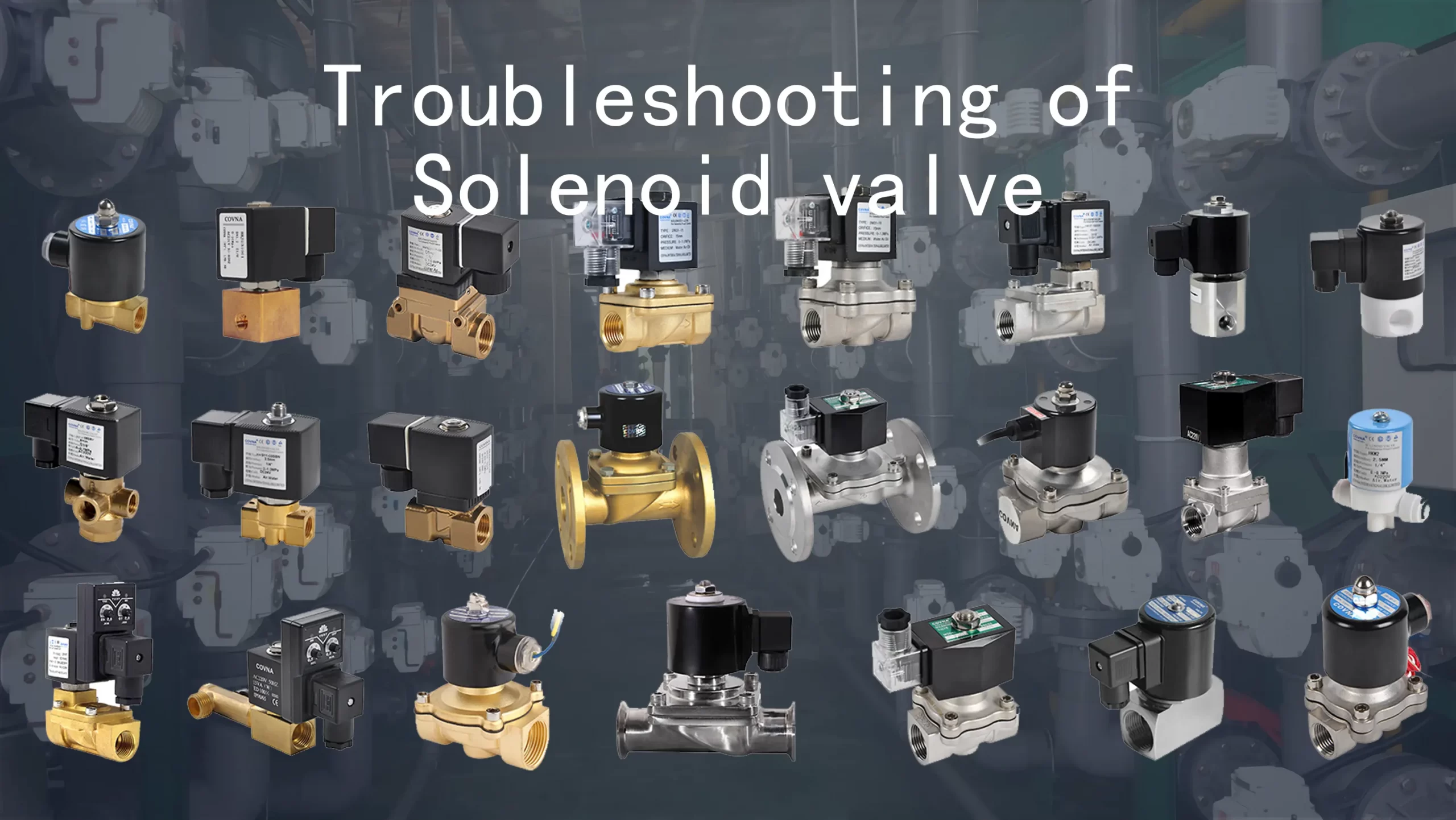 Troubleshooting of Solenoid valve