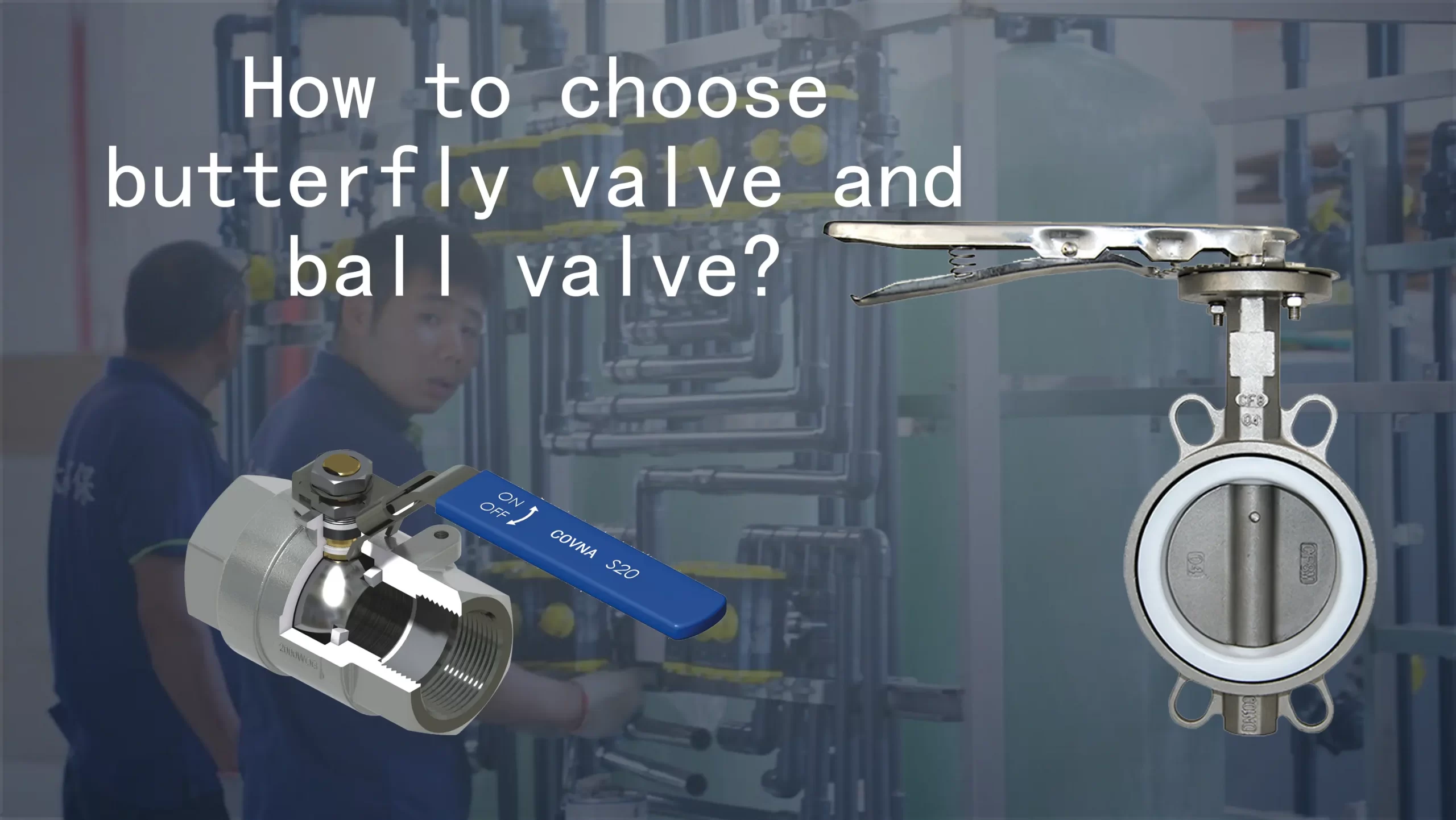 How to choose butterfly valve and ball valve