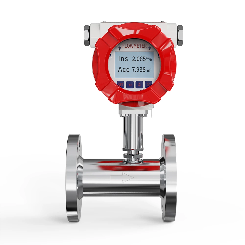 COVNA LWGY Turbine flowmeter flange connection